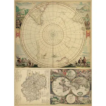 

Rice paper for Decoupage "" craft Premier "", 28,2x38,4 cm. "" Around the world "" cp05553