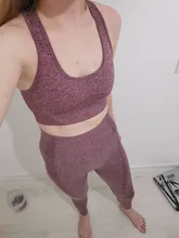 Conjunto de Yoga Vital sin costuras para mujer, ropa deportiva de entrenamiento, para gimnasio, Top corto de manga corta/larga, Leggings de cintura alta, traje deportivo, 2/3/5 Uds.