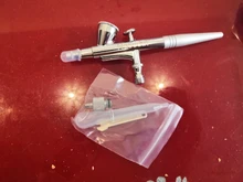 Pistola pulverizadora de aerógrafo de doble acción con alimentación por gravedad, 0,2 MM, de gatillo para pistola pulverizadora arte, artesanía, modelo, pintura, pulverización, Hobby, 0,2 MM