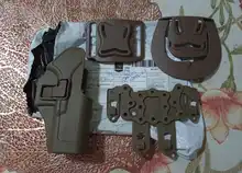 Funda de pistola táctica para Glock 17 19, cinturón Beretta M9 Colt 1911, Sig Sauer P226 HK USP Airsoft, funda de pistola de caza General