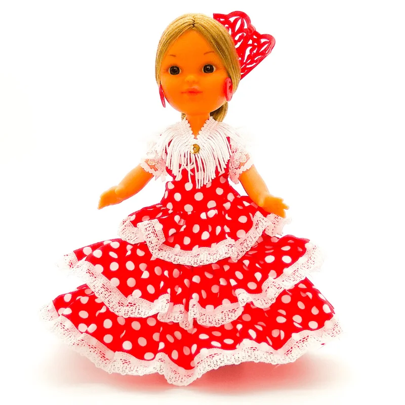 Lovedoll коллекция 25 см платье для фламенко андалузы с расческой. Произведено в