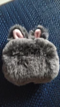 Ear-Fur-Case Capa Carabiner Plush-Cover Apple Airpods Rabbit Soft Wireless for 1-2/Wireless/Charging-fluffy-box