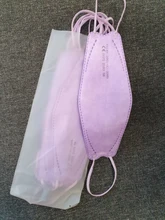 Mascarilla kn95 ffp2mascarilla reutilizable para adultos, respirador de tela facial protectora de color ce, a prueba de polvo, ffpp2