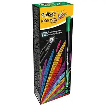 

Pack of 12 Fineliner Intensity green 942068 BIC7.77