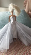 Vestido de barbie original, ropa de muñeca, vestido de boda, productos de calidad, vestido con falda de princesas, accesorios