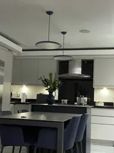 Suspension-Lamp Led-Pendant-Light Round-Plate Bedroom Art-Design Living-Room Modern Table-Study