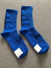 Nuevo Calcetines de calcetines de hombre para correr deporte de senderismo Calcetines de fútbol de función de compresión calcetines de la rodilla de alta