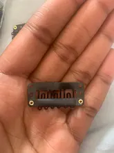 Clip para extensiones de cabello, 50 Uds., 3,2 cm, accesorios de salón profesionales, marrón, Rubio y negro