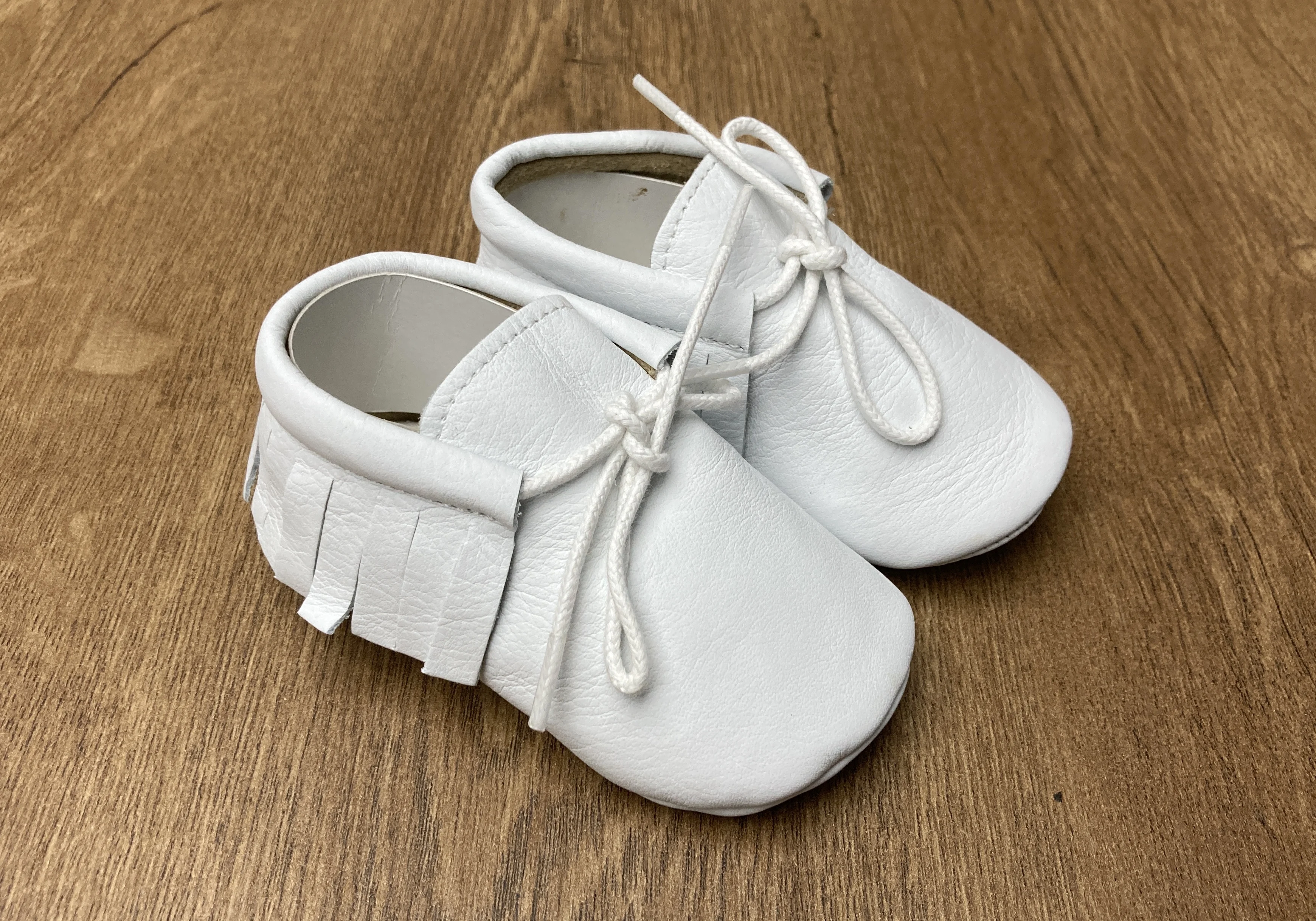 Handmade Baby Moccasins Genuine Cow Leather Shoes First Walker Newborn Toddler Booties For Boys And Girls Prewalker Crawling