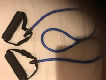 Bandas de resistencia de 5 niveles con asas, cuerda elástica para Yoga, ejercicio físico, banda con tubos para entrenamiento de fuerza en casa