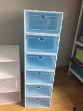 Shoe-Rack Storage-Bins Drawers Flip-Cover Transparent Plastic Combination Folding Men