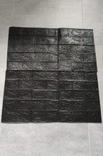 70x38cm 3D pegatinas de pared de Espuma adhesiva decoración de ladrillo para habitación de 3D papel pintado pared Decoración Adhesivo para la pared del salón para la habitación de los niños