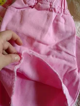 Las niñas Denim Pantalones cortos de los adolescentes de encaje de verano Pantalones cortos para niños ropa de playa de los niños pantalones cortos para niñas adolescentes.