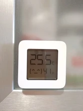 XIAOMI-termómetro eléctrico inteligente Digital Mijia 2, termómetro inalámbrico con Bluetooth, higrómetro, funciona con la aplicación Mijia
