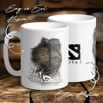 

DOTA Mug Retro Game World of DOTA Coffee Milk Mug Gaming Style Office Coffee Mug Drinkware cup Gift Free shipping