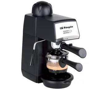 

ORBEGOZO EXP 4600 ELECTRIC COFFEE PRESSURE 870W 5 BARROOM WITH GLASS JUG INCLUDED
