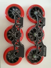 Inline Skates Frame Patines-Skating-Base Alloy-Roller 4-Wheels 3x110mm Super-Light 80mm