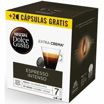 

Espresso Intense 16 + 2 capsules Dolce Gusto