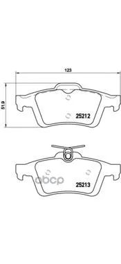 Колодки Дисковые Задние Brembo P24148 Brembo арт. P24148