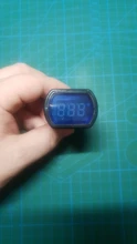 Medidor de voltaje eléctrico para encendedor de cigarrillos, pantalla LED, CC de 12V-24V, para indicador voltímetro de batería de coche, 10% de descuento