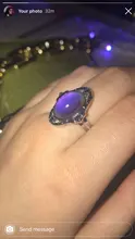 Vintage Color Retro cambio anillo Oval emoción sentimiento cambiante anillo de Control de temperatura de Color anillos para las mujeres