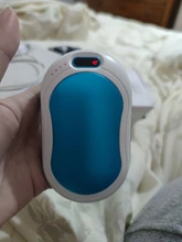 Calentador de manos eléctrico de 10000mAh, calentador LED recargable por USB, 5s de calentamiento rápido, Mini calentador de manos de bolsillo Móvil, 5V de larga duración