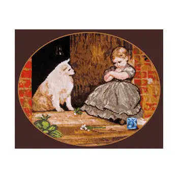 

X-136 set for embroidery 'Tapestry Classic' 'time chaya', 26x31 cm