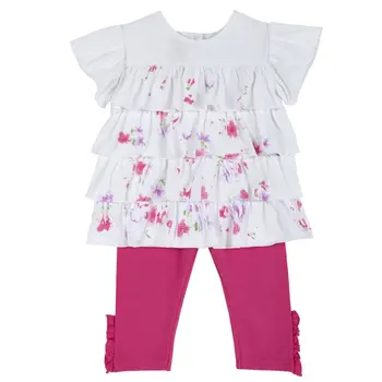 

T-shirt and leggings Chicco size 086 color pink