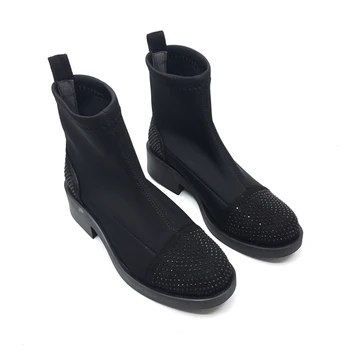 

Roosevelt Woman Boot Black Submersible Fabric