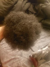 Leeons-extensiones de cabello Natural, coleta con cordón, cola de caballo, pelo sintético rizado, cola de caballo