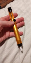 Bomba de succión de soldadura de Metal de aluminio, pistola de estaño con ventosa para soldar, pluma de eliminación, desoldador de soldadura al vacío, herramientas de soldadura manual