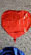 Globos con forma de corazón rojo de 75cm para fiesta de San Valentín, decoraciones de amor para boda, suministros de matrimonio, globos de aluminio