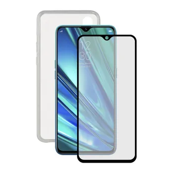 

Tempered Glass Mobile Screen Protector + Mobile Case Realme 5 Contact