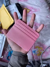 THINKTHENDO-tarjetero delgado para hombre y mujer, funda organizadora delgada para tarjetas de crédito, identificación, monedero, billetera de negocios