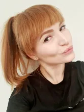 Peluca de cabello humano Remy brasileño con flequillo atado a mano, postizo con REAL BEAUTY en el templo