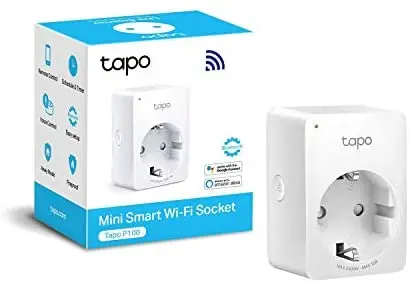 Tp-Link Tapo P100 - Mini Smart Wi-Fi Plug, Ottimale Per La Programmazione On/Off E Il Risparmio Energetico, Nessun Hub Necessario, Compatibile Con Ale