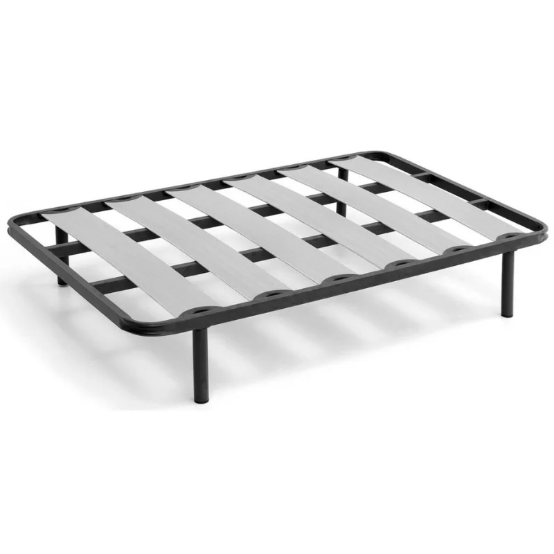 Cama Completa - Colchón Viscobrown Doble Capa Viscosoft, Altura 15 Cm +  Somier Lama Ancha Con Patas De 25 Cm + Almohada De Fibra, 135x200 Cm con  Ofertas en Carrefour