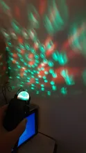 Miniluz de Ambiente de colores para coche, lámpara LED RGB para fiesta, DJ, discoteca, luces portátiles con efecto de escenario mágico, USB