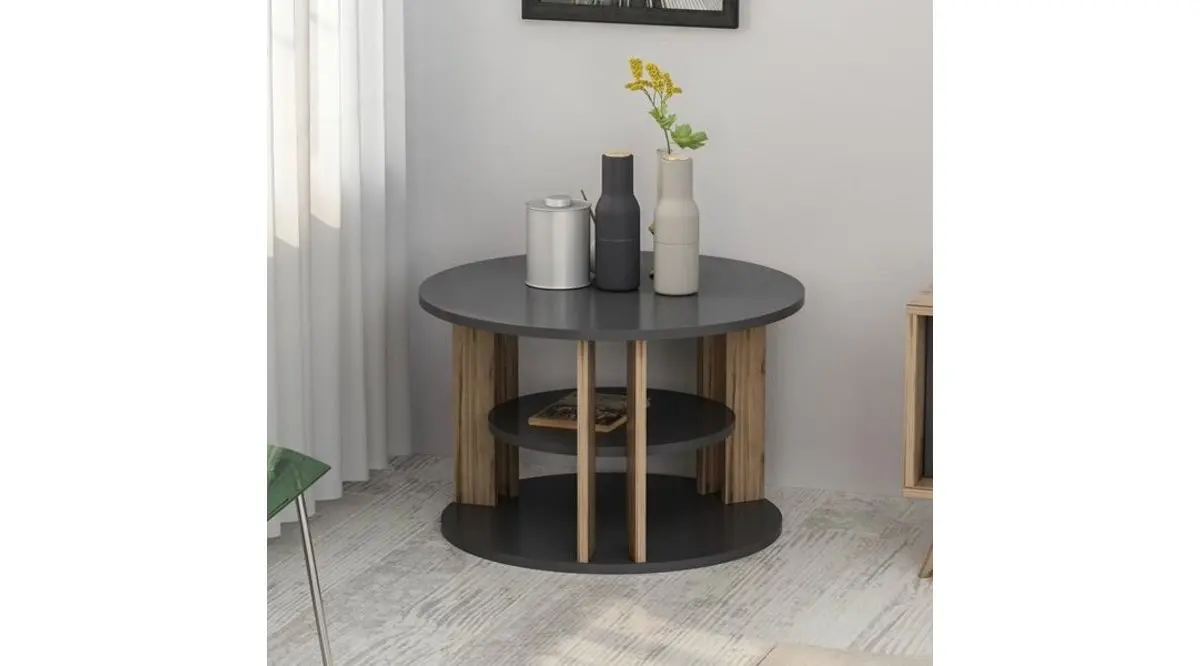 

Rilla Modern Center Table - Anthracite