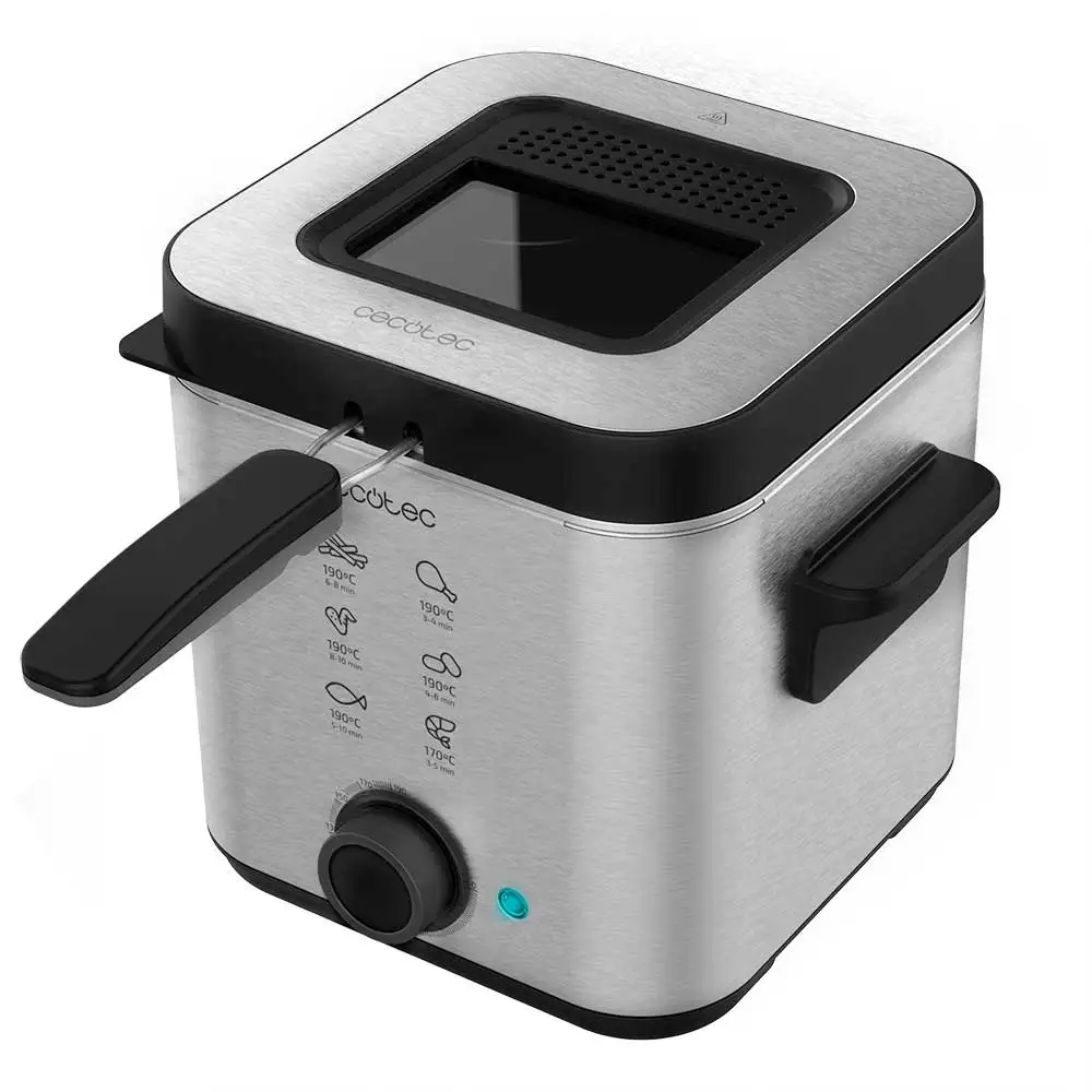 Cecotec Electric Oil Fryer Cleanfry Advance 1500. 900 W, Capacity 1,5 L
