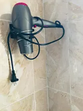 Soporte de secador de pelo para Estilismo de salón, organizador de almacenamiento, secador de pelo, soporte de acero inoxidable, novedad