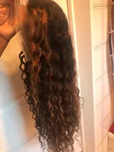 ALICE-pelucas de cabello humano rizado con malla frontal, cabello con cierre superior de cuero cabelludo de 150% de densidad, no Remy