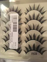 Pestañas postizas de maquillaje japonesas, 5 pares, largas y gruesas, para Cosplay