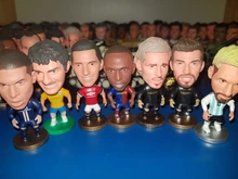 Muñeco de fútbol de 2,55 pulgadas, conjunto rojo de 6,5 cm, conjunto rojo 2018