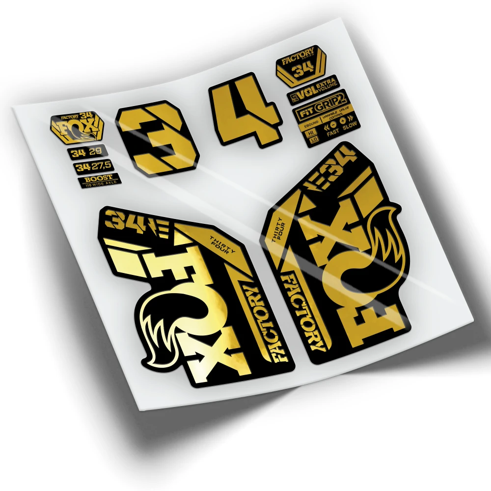 Adesivi Bicicletta Fox 34 Factory 2021 Colori Ebike Wp421 Adesivi Mountain Bike Adesivi Ciclismo Accessori Bici