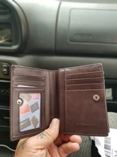 Baellerry-billeteras cortas para hombre, nuevo soporte para tarjetas, multifunción, de cuero, con cremallera para hombre, billetera con bolsillo para monedas