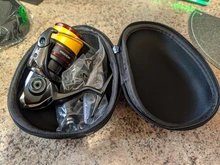 Bolsa EVA portable de carretes de pesca, estuche protector para tambor/giratorio/balsa, bolso de mano, accesorios PJ74