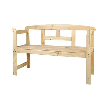 

Garden bench terrace balcony Portable wooden pin 117x44.5x78cm