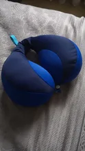 Cojín de aire para reposacabezas de coche en forma de U, soporte portátil de viaje para la cabeza para bebé, almohada para dormir en casa para cuello, regalo para niños