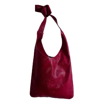 

SHOULDER BAG WOMAN LEATHER MOROCCO LEATHER BOHO STYLE VINTAGE HIPPIE 3010181201
